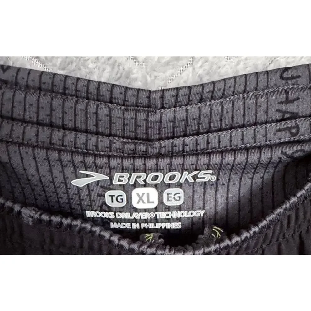 Brooks Speed DryLayer Shorts Sze XL Black Running Active Breathable Lightweight